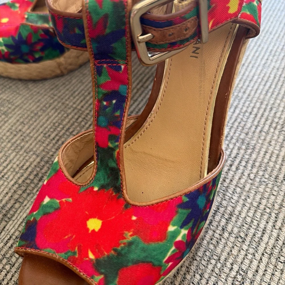 Antonio Melani Colorful Floral Summer Boho Feminine Women's Sandals